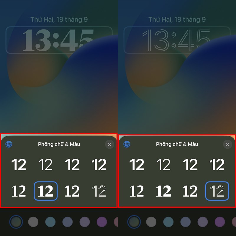 Cách đổi kiểu đồng hồ trên iOS 16