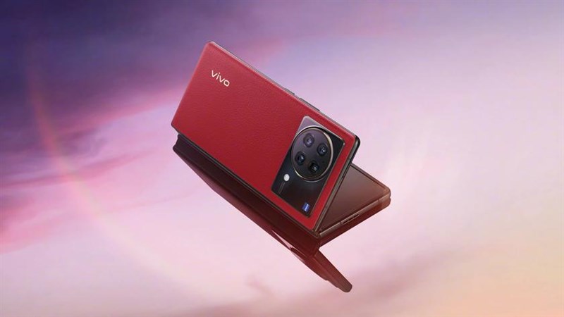 Phối màu mang tên Huxia Red trên Vivo X Fold+ Phối màu mang tên Huxia Red trên Vivo X Fold+