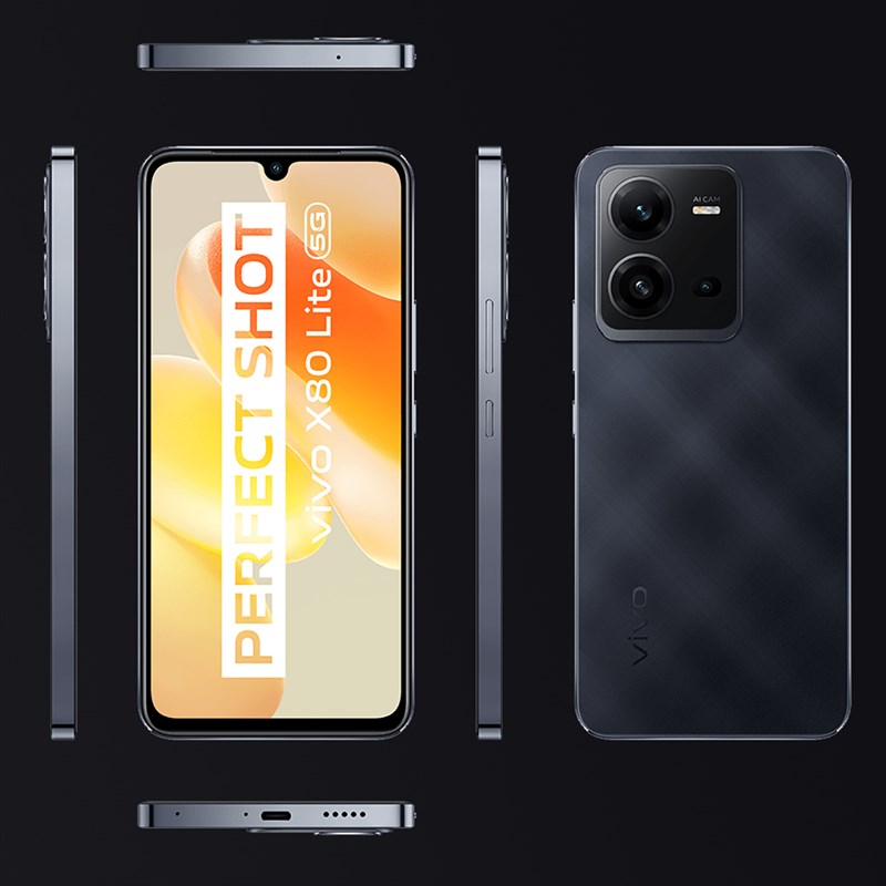 Hình ảnh Vivo X80 Lite phiên bản Diamond Black Hình ảnh Vivo X80 Lite phiên bản Diamond Black
