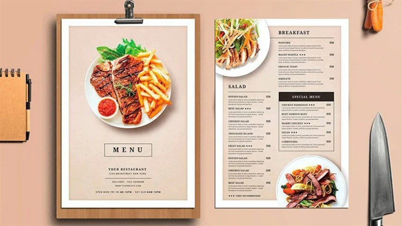 Cách tạo menu thực đơn quán cafe, quán ăn trên Canva chỉ với vài bước