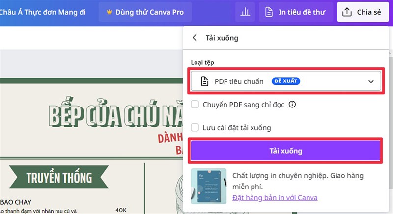 Cách tạo menu thực đơn quán cafe, quán ăn trên Canva chỉ với vài bước