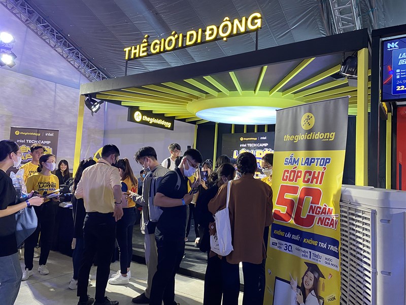 Gian hàng của Thế Giới Di Động Gian hàng của Thế Giới Di Động