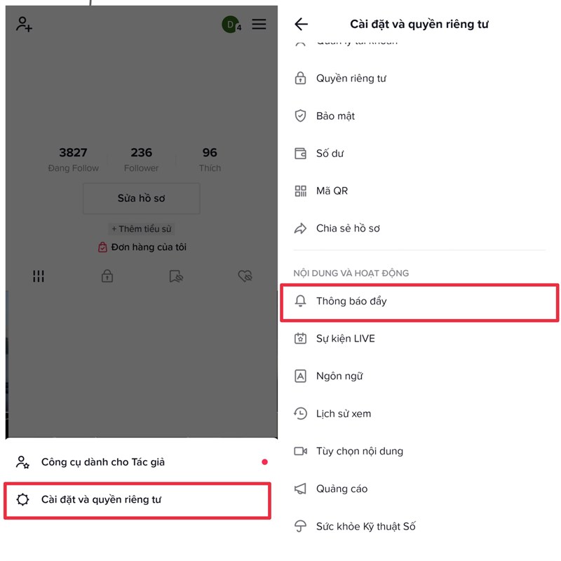 Hướng dẫn bật thông báo TikTok cho những tài khoản bạn đang follow