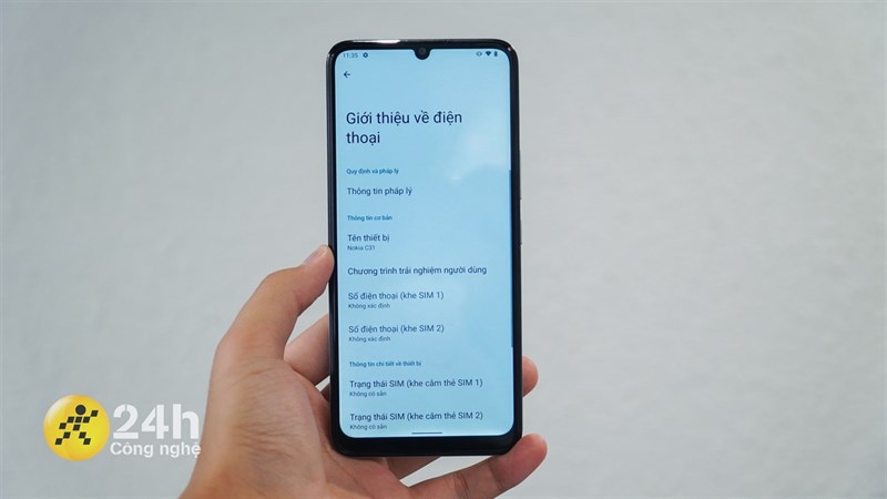 Trên tay Nokia C31: Giá 3 triệu*, hiệu năng đủ dùng cùng pin lớn Trên tay Nokia C31: Giá 3 triệu*, hiệu năng đủ dùng cùng pin lớn