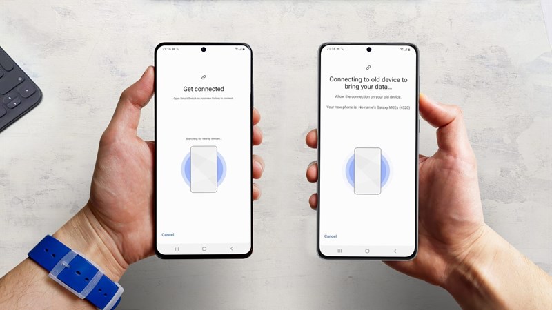 Chuyển dữ liệu từ điện thoại cũ sang mới thật dễ dàng với Samsung Smart Switch