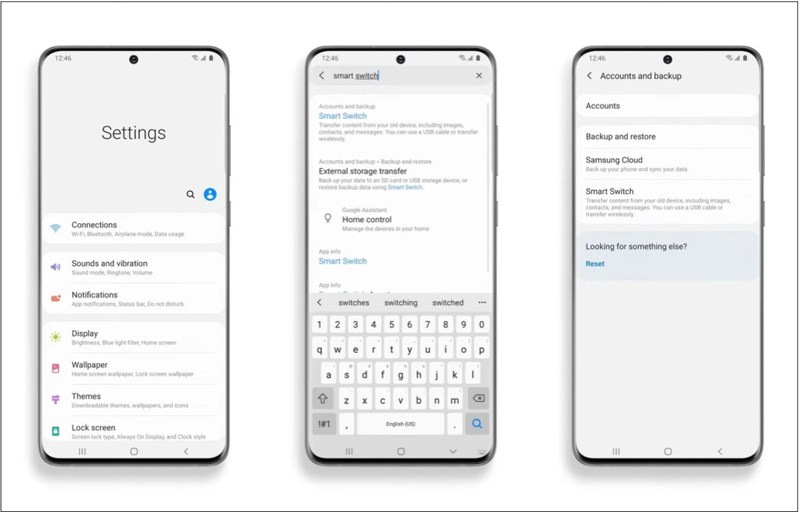 Hướng dẫn mở Smart Switch trên Samsung Galaxy