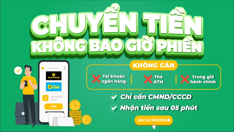Dịch vụ chuyển và nhận tiền mặt toàn quốc Viettel đã có mặt tại Thế Giới Di Động Dịch vụ chuyển và nhận tiền mặt toàn quốc Viettel đã có mặt tại Thế Giới Di Động