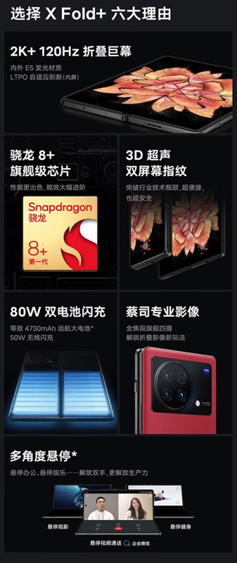 Đặc điểm nổi bật của Vivo X Fold Plus - Ảnh Vivo Đặc điểm nổi bật của Vivo X Fold Plus - Ảnh Vivo