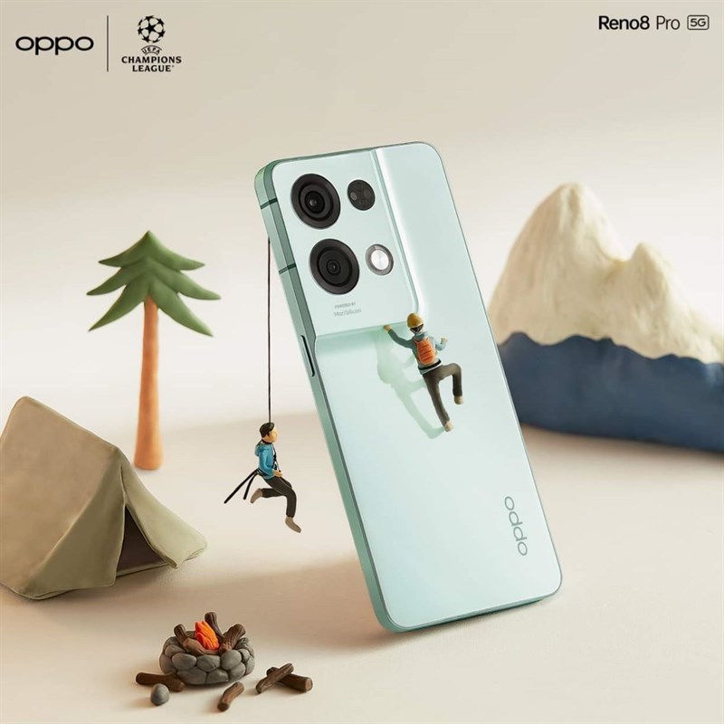 OPPO Reno8 Pro 5G sở hữu thiết kế kính nguyên khối cao cấp