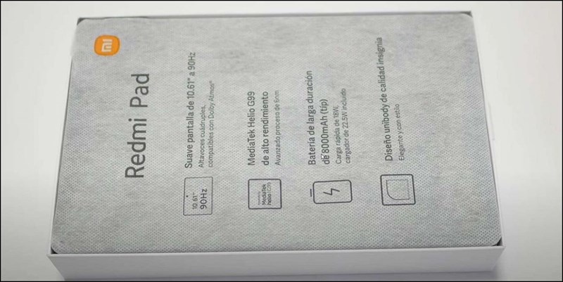 Thông số kỹ thuật của Redmi Pad trong video mở hộp Thông số kỹ thuật của Redmi Pad trong video mở hộp