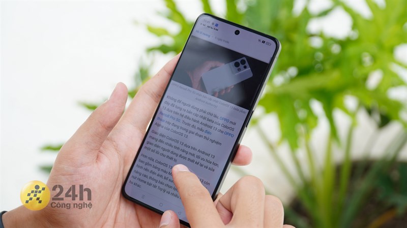 Màn hình 120 Hz của OPPO Reno8 Pro chắc hẳn sẽ mang lại trải nghiệm cực kỳ mượt mà.