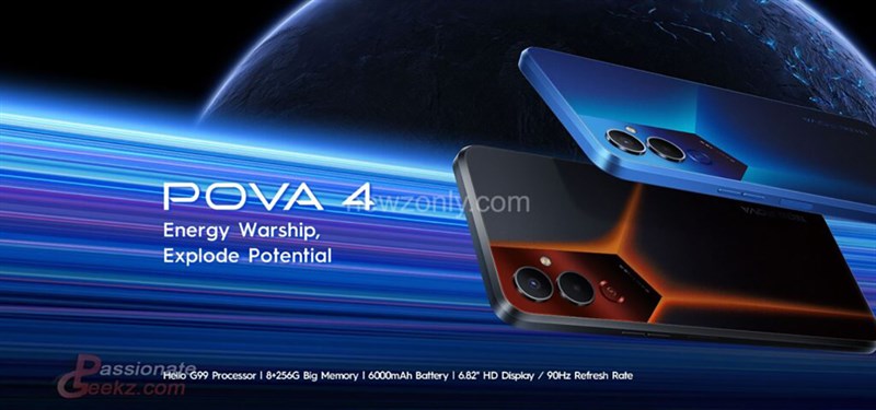 Poster Tecno Pova 4 bị rò rỉ với chủ đề không gian và phong cách tàu vũ trụ Poster Tecno Pova 4 bị rò rỉ với chủ đề không gian và phong cách tàu vũ trụ
