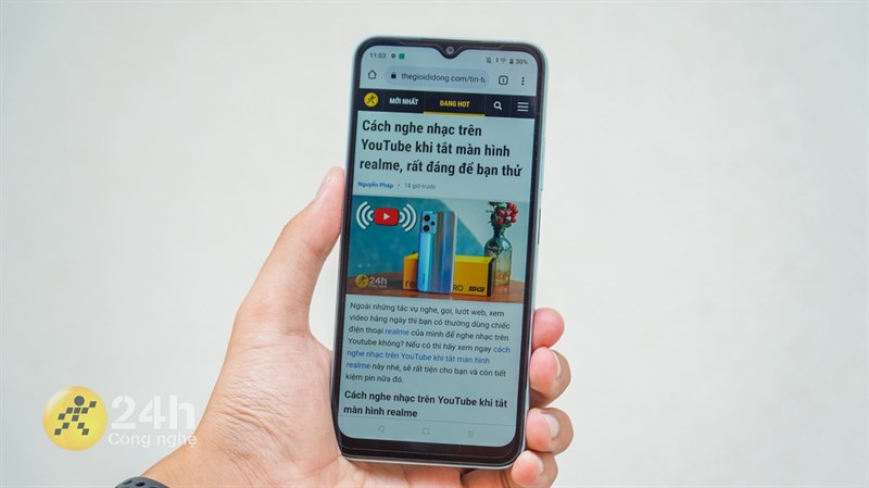 realme C33 được trang bị RAM 3 GB và 32 GB bộ nhớ trong