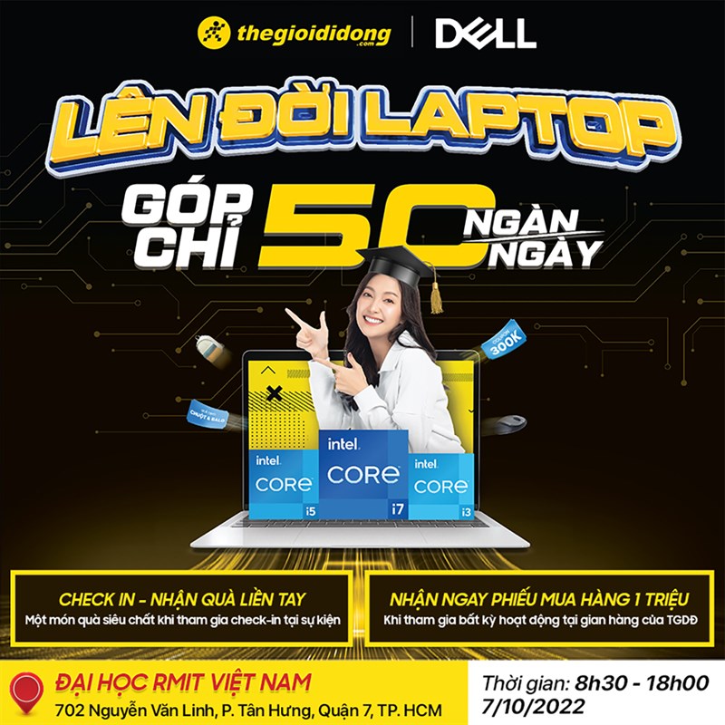 DELL School Roadshow hợp tác Thế Giới Di Động DELL School Roadshow hợp tác Thế Giới Di Động