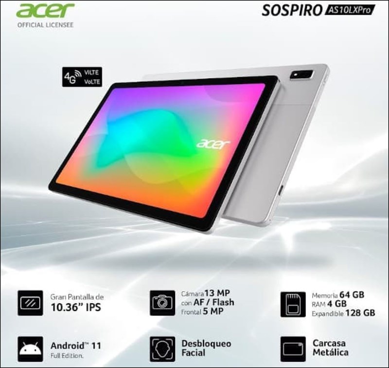 Các thông số về cấu hình được trang bị trên Acer SOSPIRO AS10LXPro Các thông số về cấu hình được trang bị trên Acer SOSPIRO AS10LXPro