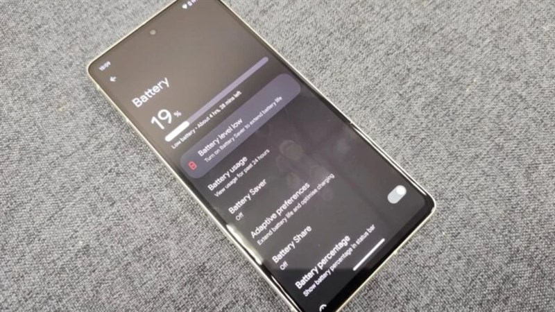 Pixel 7 có thời lượng pin nhỏ hơn so với người tiền nhiệm.
