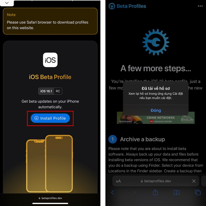 Cách cập nhật iOS 16.1 RC Cách cập nhật iOS 16.1 RC