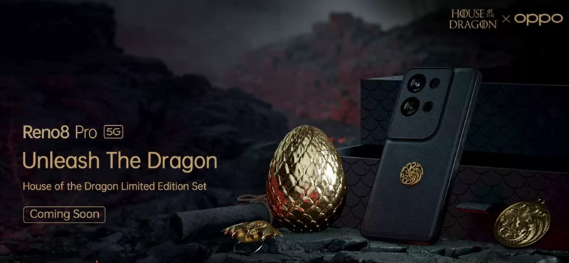 OPPO Reno8 Pro House of Dragon Limited Edition