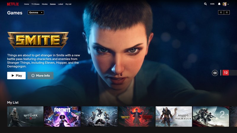 Netflix dấn thân vào dịch vụ chơi game đám mây Netflix dấn thân vào dịch vụ chơi game đám mây