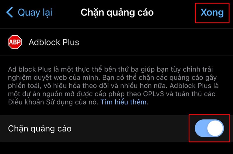 Cách bật tính năng tự động chặn quảng cáo trên Edge iOS