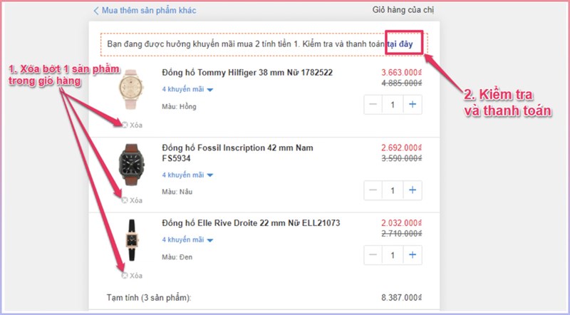 Vui Tết độc thân, đồng hồ thời trang mua 1 tặng 1 hoặc giảm giá đến 50% Vui Tết độc thân, đồng hồ thời trang mua 1 tặng 1 hoặc giảm giá đến 50%