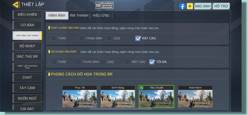 Thiết lập đồ họa Call Of Duty Mobile mà mình chỉnh trên iPhone 13 ở cả 2 bản iOS 16.1 và iOS 16.2. Thiết lập đồ họa Call Of Duty Mobile mà mình chỉnh trên iPhone 13 ở cả 2 bản iOS 16.1 và iOS 16.2.