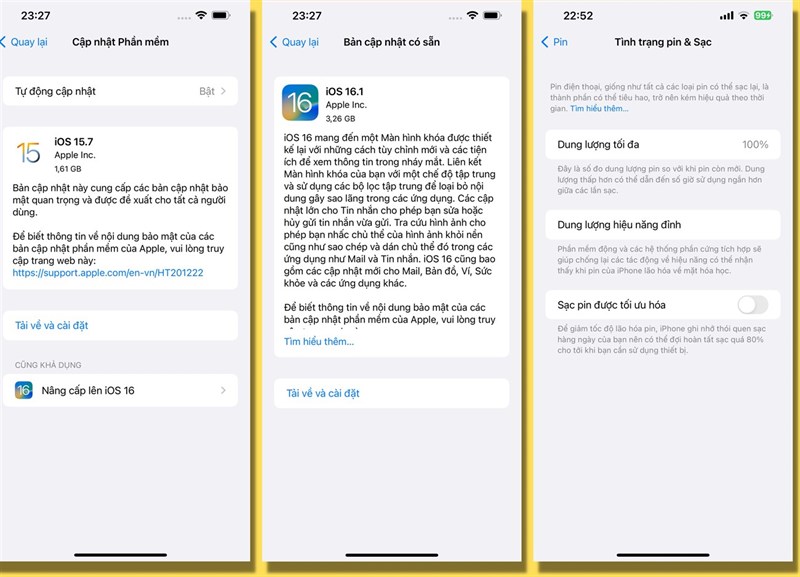 Đánh giá iPhone 13 Pro Max cập nhật iOS 16.1