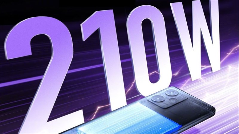 Công suất sạc 210 W trên Redmi Note 12 Pro Discovery Edition Công suất sạc 210 W trên Redmi Note 12 Pro Discovery Edition