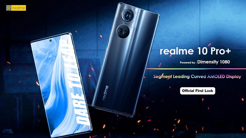 Thông tin realme 10 Pro Plus bị lộ với viền màn hình siêu mỏng, tần số quét cao