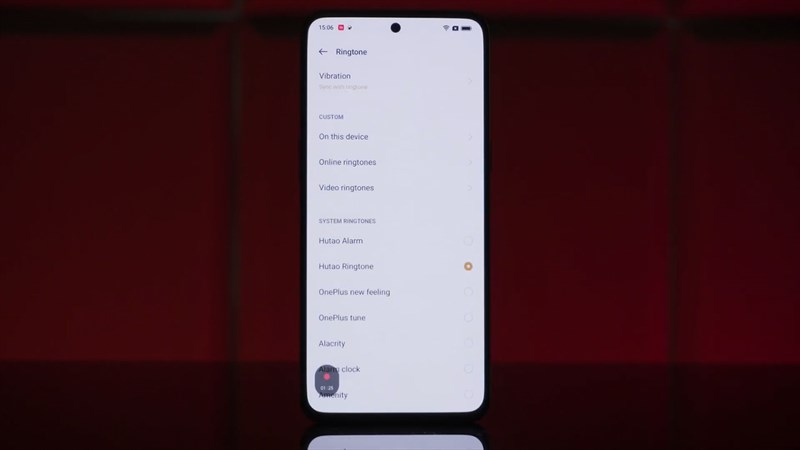 OnePlus Ace Pro Genshin Impact Edition còn được tích hợp câu thoại, lời hát của Hu Tao để làm nhạc chuông