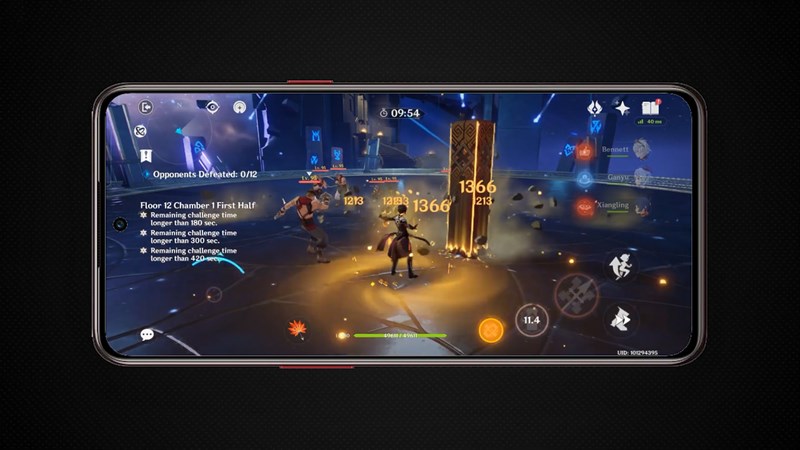OnePlus Ace Pro Genshin Impact có thể đáp ứng nhu cầu chiến game và đa nhiệm với RAM 16 GB và bộ nhớ trong 512 GB