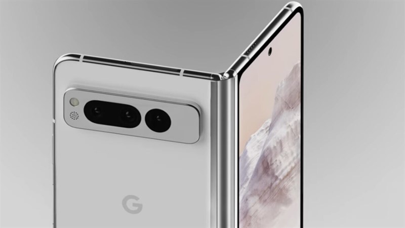 Google Pixel Fold lộ diện rõ nét trong render mới