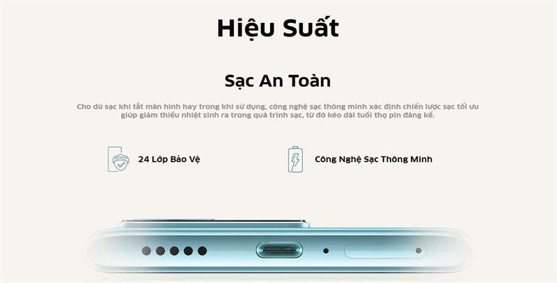 Công nghệ sạc nhanh đi kèm sẽ giúp bạn sạc đầy viên pin một cách nhanh chóng. Công nghệ sạc nhanh đi kèm sẽ giúp bạn sạc đầy viên pin một cách nhanh chóng.