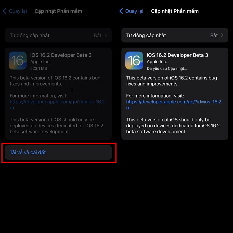 Cách cập nhật iOS 16.2 beta 3 Cách cập nhật iOS 16.2 beta 3
