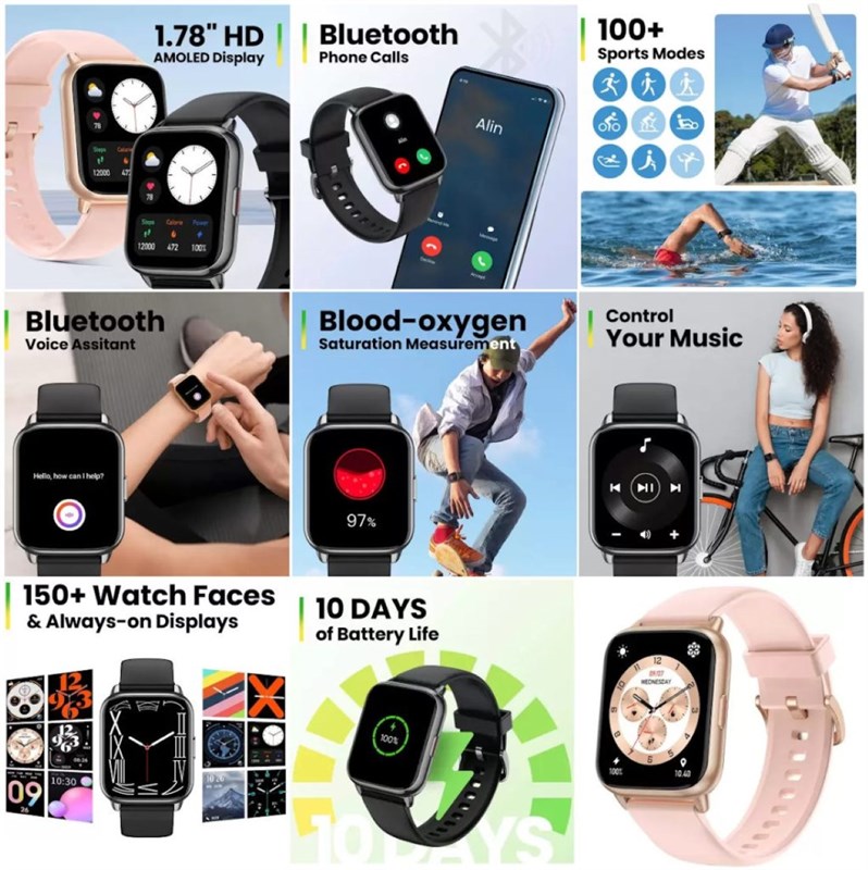 Các tính năng nổi bật của Amazfit Pop 2 Các tính năng nổi bật của Amazfit Pop 2