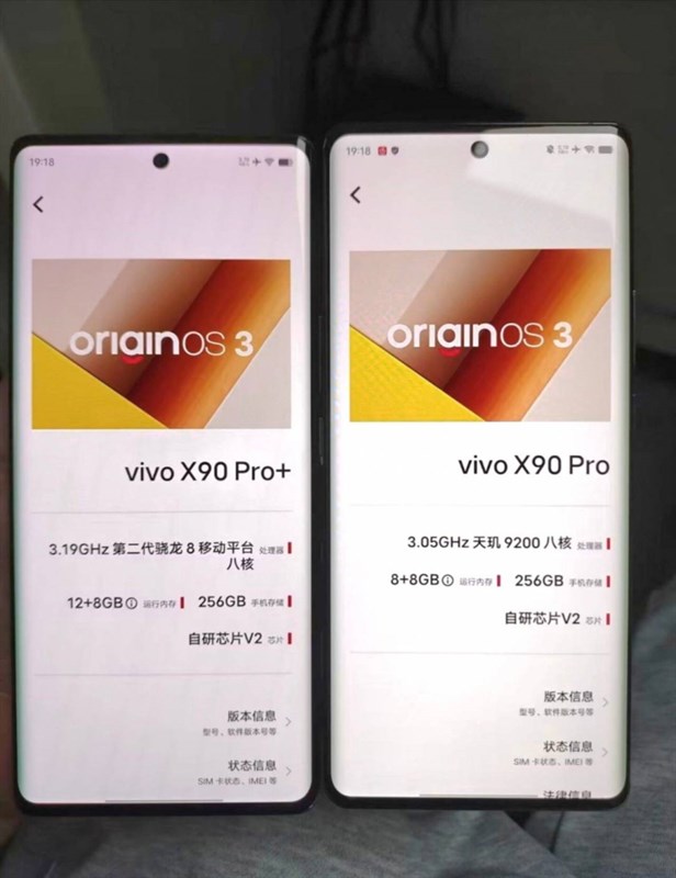 Vivo X90 Pro, X90 Pro+ hé lộ hình ảnh thực tế cùng các thông số kỹ thuật Vivo X90 Pro, X90 Pro+ hé lộ hình ảnh thực tế cùng các thông số kỹ thuật
