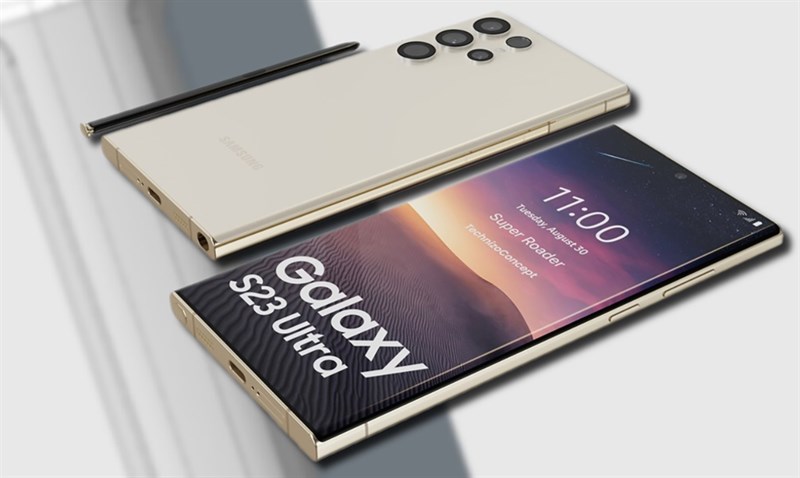 Ảnh minh họa Galaxy S23 Ultra Ảnh minh họa Galaxy S23 Ultra