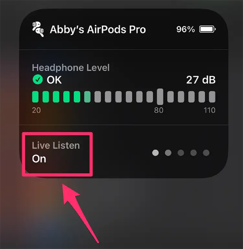 Tính năng Live Listen có thể giúp AirPods thành chiếc máy trợ thính - Ảnh Business Insider Tính năng Live Listen có thể giúp AirPods thành chiếc máy trợ thính - Ảnh Business Insider