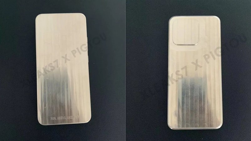 Hình ảnh mặt trước và sau cho thấy thiết kế khá vuông vức của Xiaomi 13 Hình ảnh mặt trước và sau cho thấy thiết kế khá vuông vức của Xiaomi 13