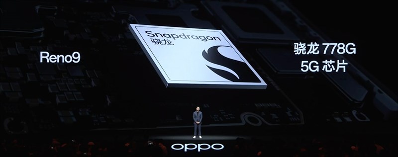 OPPO Reno9 cấu hình tốt với Snapdragon 778G.