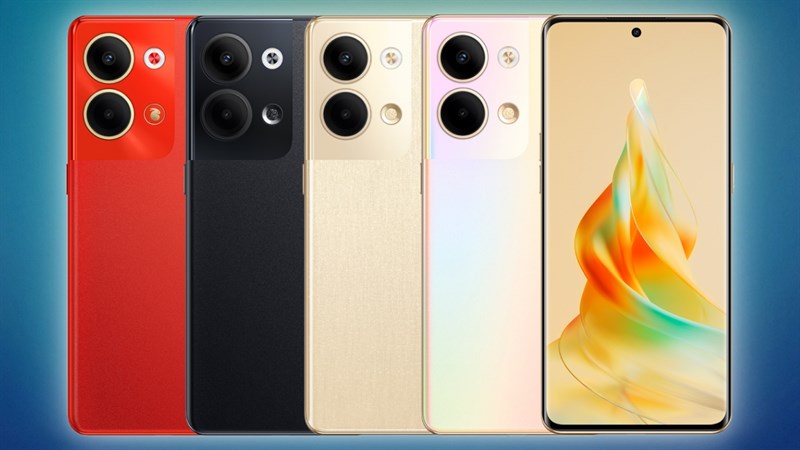 Các phiên bản màu sắc của OPPO Reno9 Các phiên bản màu sắc của OPPO Reno9