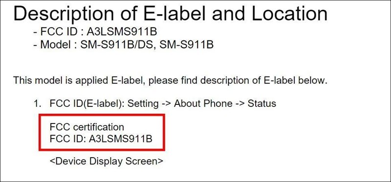 Chứng nhận FCC của mẫu flagship tới từ nhà Samsung Chứng nhận FCC của mẫu flagship tới từ nhà Samsung