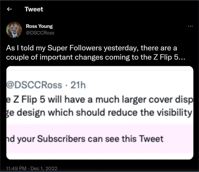 Bài đăng của Ross Young trên Twitter cá nhân Bài đăng của Ross Young trên Twitter cá nhân