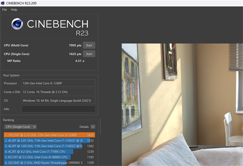 Điểm Cinebench R23 của ASUS ExpertBook B5 (B5402CB). Điểm Cinebench R23 của ASUS ExpertBook B5 (B5402CB).