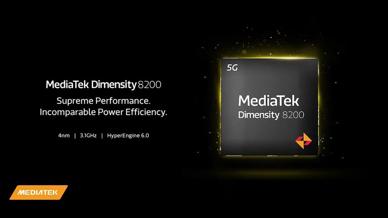 Chip MediaTek Dimensity 8200 chính thức trình làng Chip MediaTek Dimensity 8200 chính thức trình làng