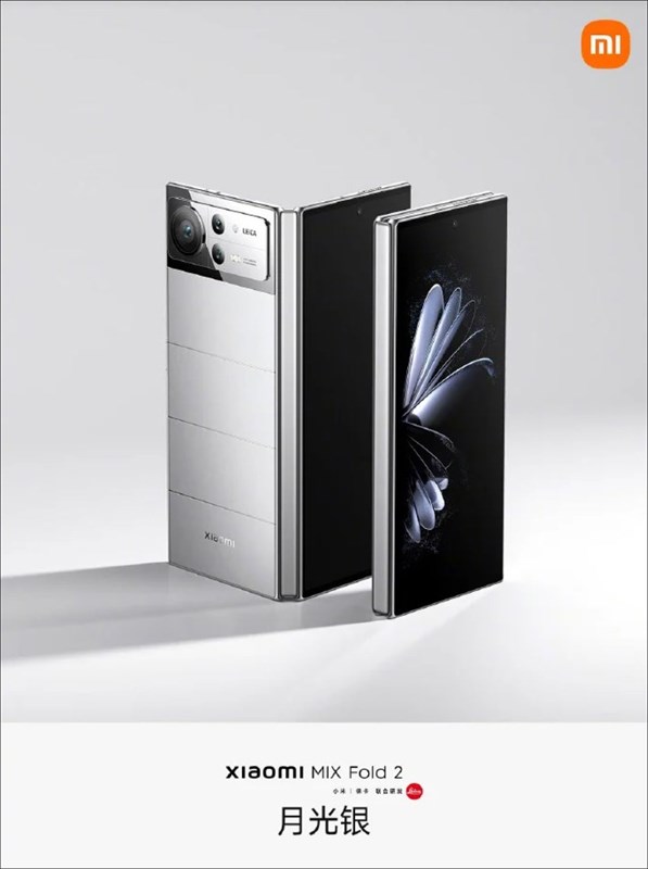 Tuỳ chọn màu Moonlight Silver của Mix Fold 2 Tuỳ chọn màu Moonlight Silver của Mix Fold 2