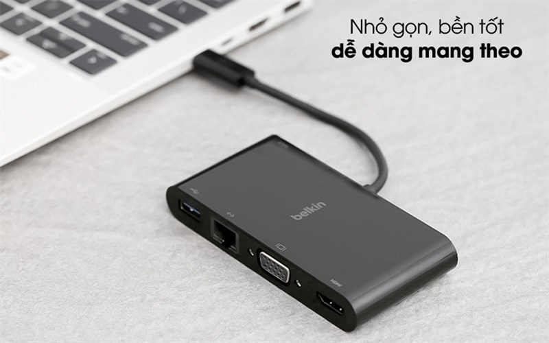 Cùng tìm hiểu Adapter chuyển đổi Type C 5 in 1 Belkin AVC004 Cùng tìm hiểu Adapter chuyển đổi Type C 5 in 1 Belkin AVC004