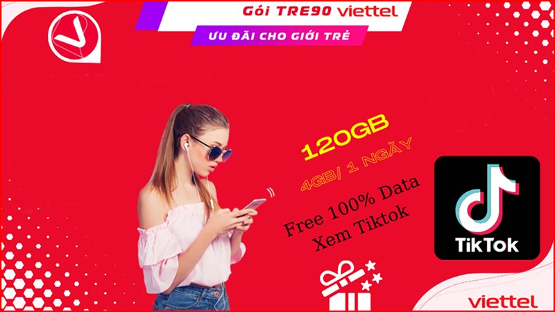 Cách đăng ký gói TRE90 Viettel