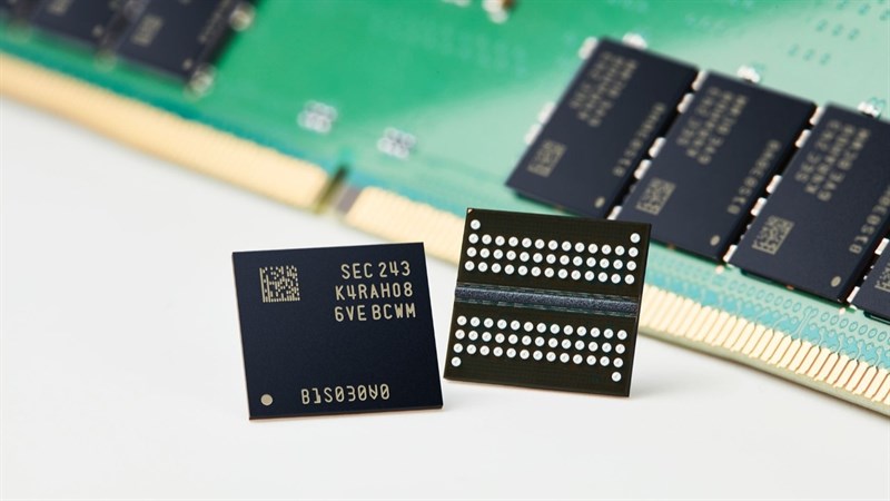 Cận cảnh DDR5 DRAM mà SamsungNewsroom đăng tải