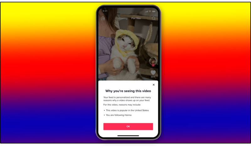 Hình ảnh tính năng mới của TikTok Hình ảnh tính năng mới của TikTok